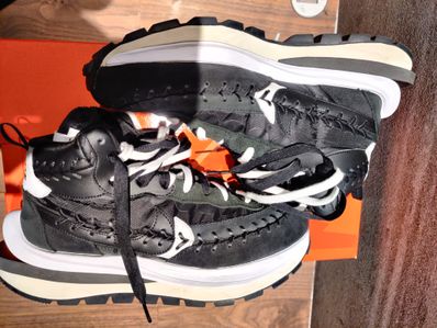 Jean-Paul Gaultier × sacai × Nike Vapor Waffle "Black/Black-White"