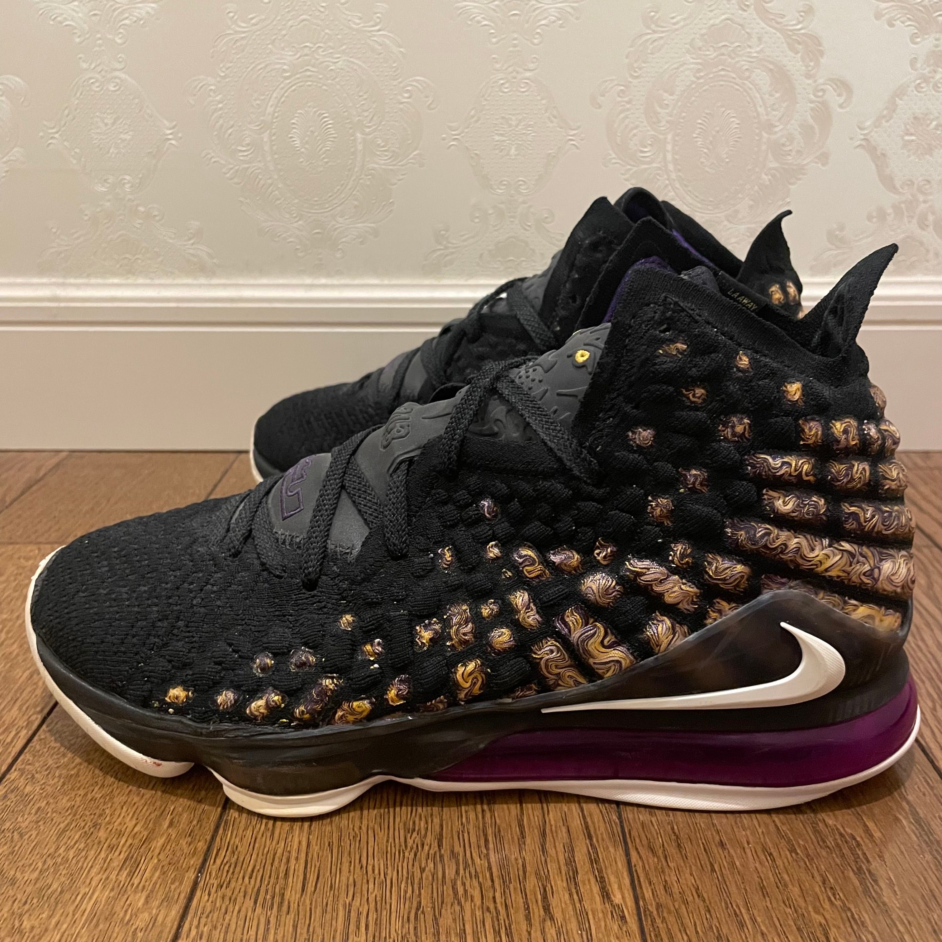 Nike Lebron 17 "Black/White-Eggplant-Amarillo"