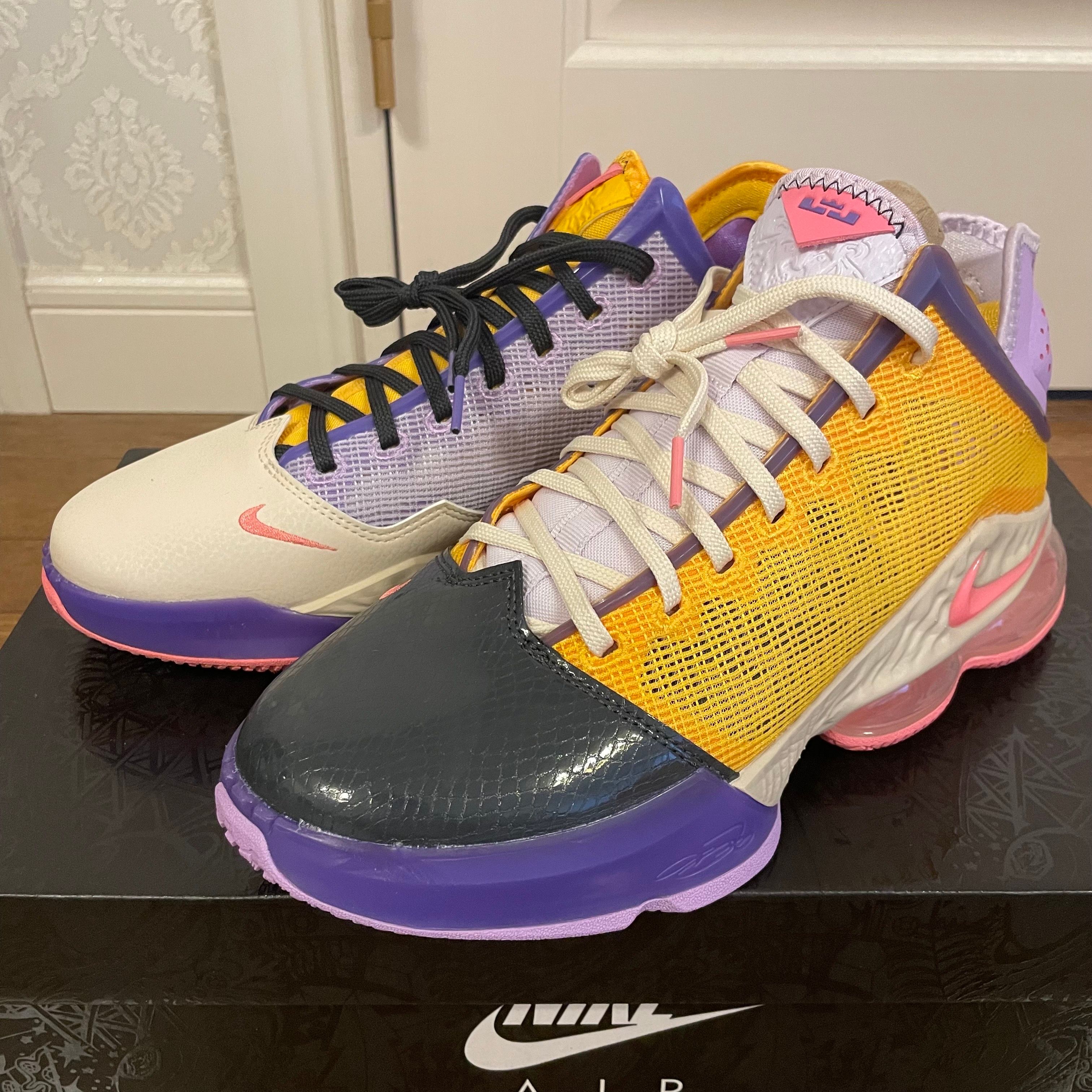Nike Lebron 19 Low "Lilac/Dark Smoke Gray/Pearl White/Pink Gaze"