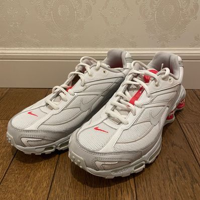 Supreme × Nike Shox Ride 2 "White/Grey Fog/Flat Platinum"