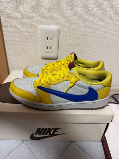 Travis Scott × Nike Women's Air Jordan 1 Retro Low OG "Canary"