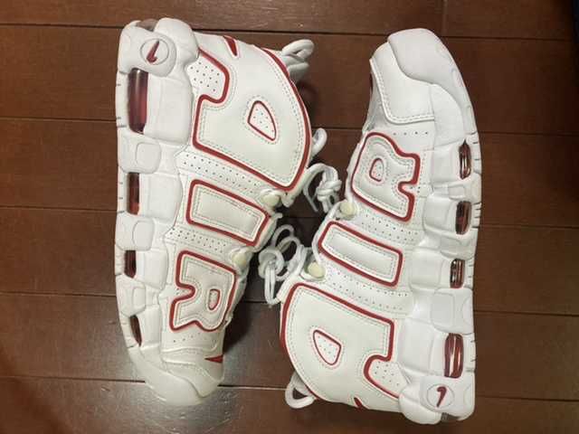 NIKE AIR MORE UPTEMPO "WHITE/VARSITY RED" (2021)