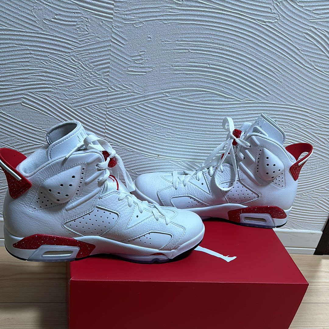 Nike Air Jordan 6 "White and University Red/Red Oreo"