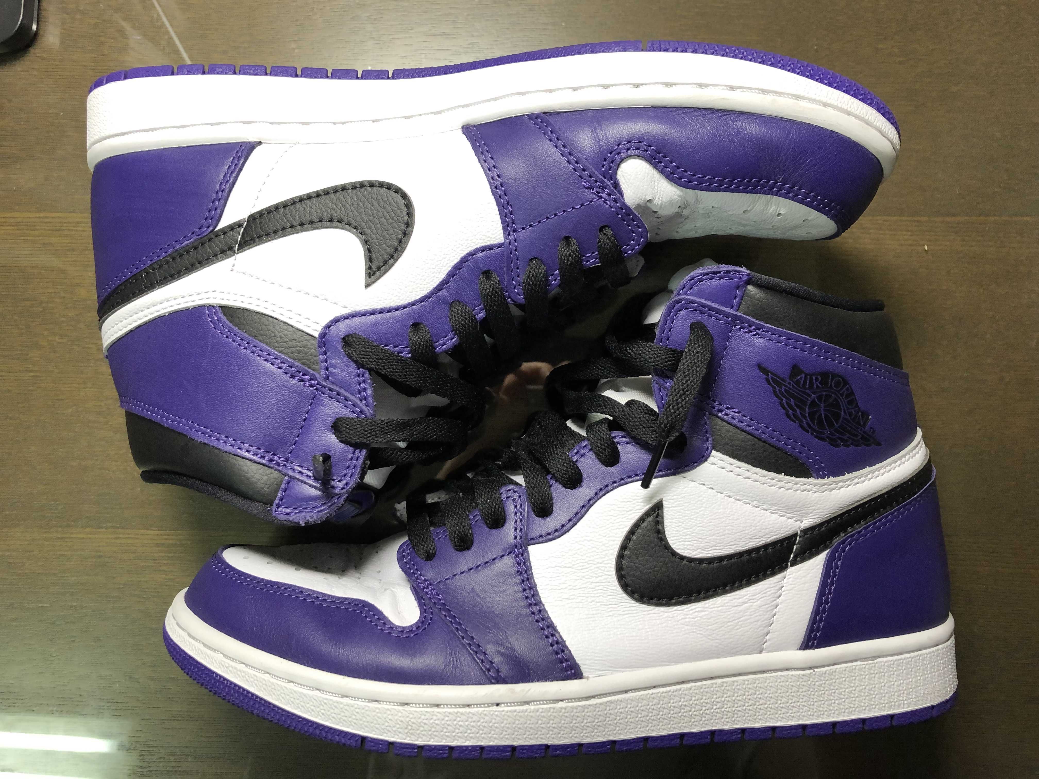 Nike Air Jordan 1 Retro High OG "Court Purple White/Black" (2020)