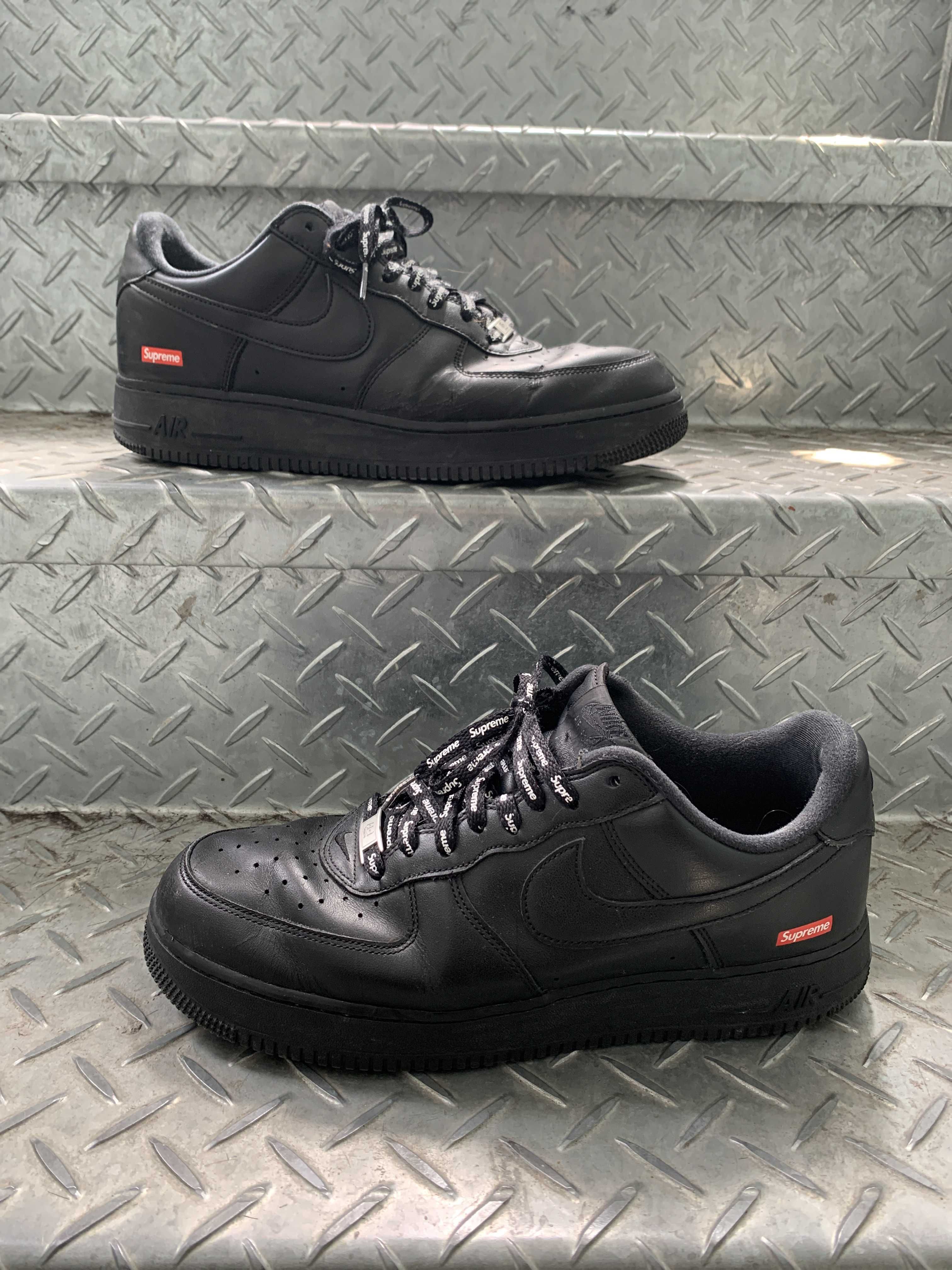 Supreme × Nike Air Force 1 Low "Black"
