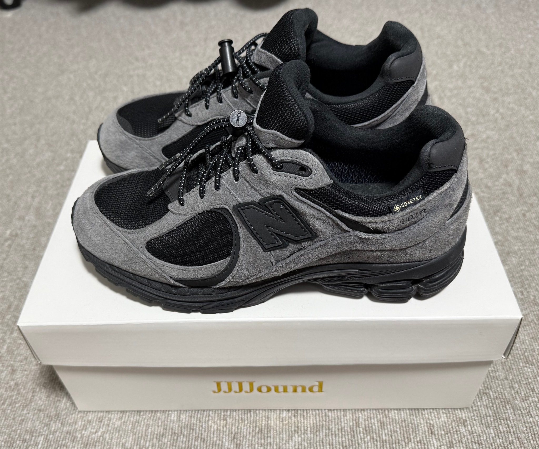 JJJJound × New Balance 2002R GORE-TEX "Charcoal" M2002RXZ