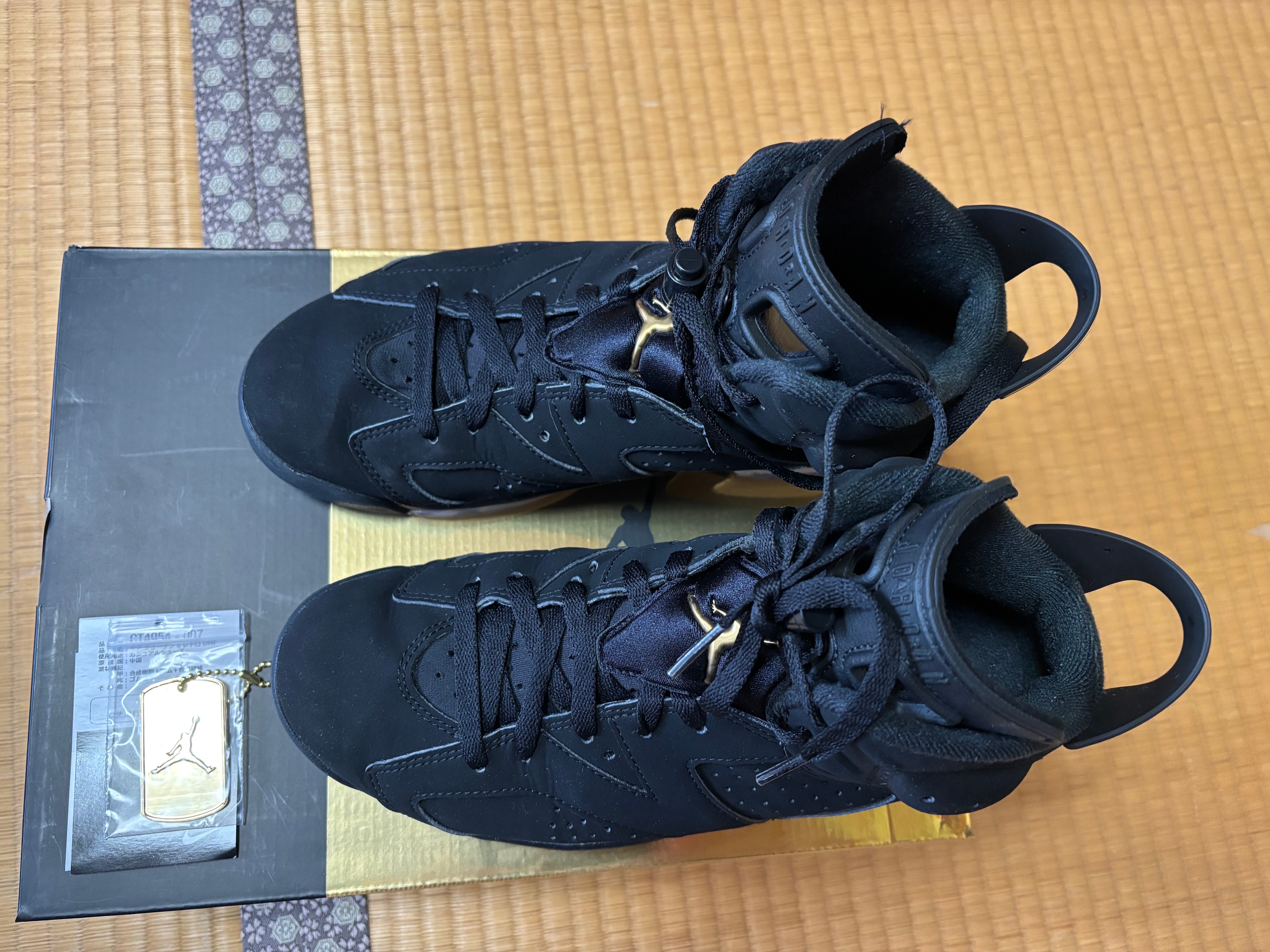 ナイキ エアジョーダン6 DMP "ブラック/メタリックゴールド" (2020)