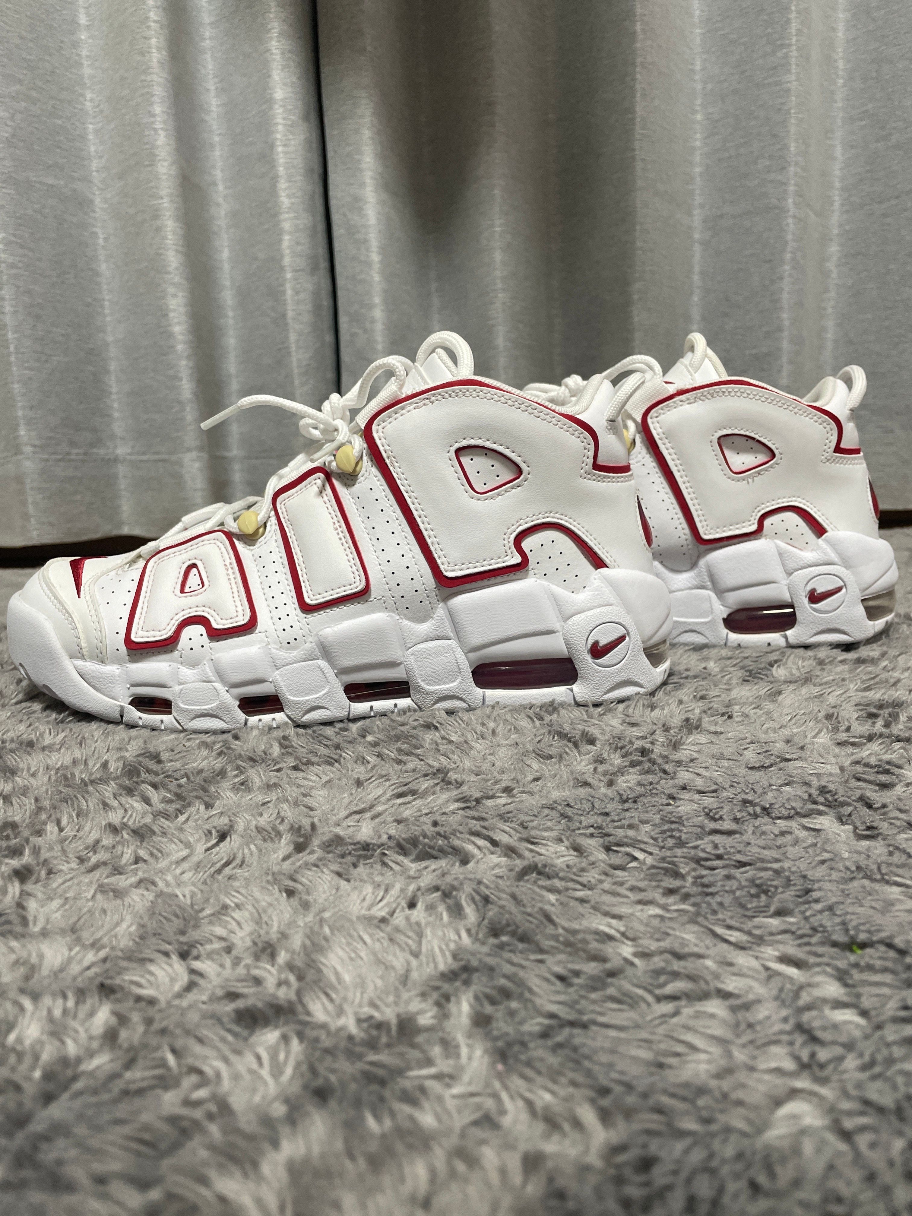 NIKE AIR MORE UPTEMPO "WHITE/VARSITY RED" (2021)