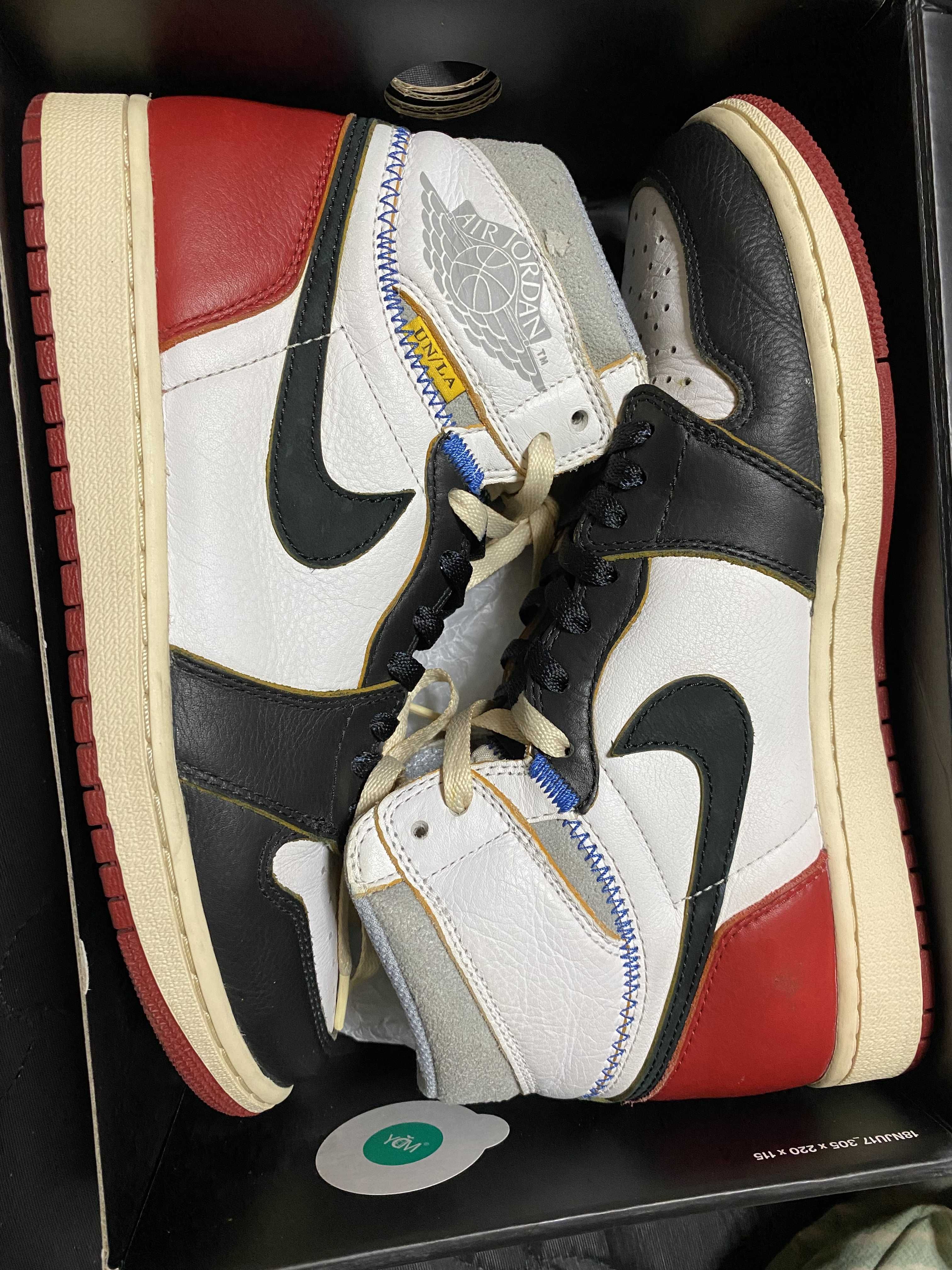 UNION × Nike Air Jordan 1 Retro High OG NRG "Varsity Red/Wolf Grey"