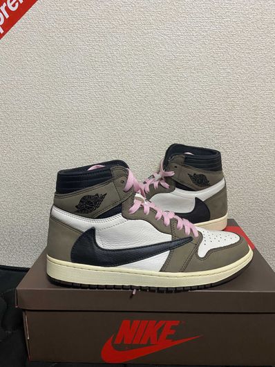 Travis Scott × Nike Air Jordan 1 Retro High OG TS SP "Sail/Dark Mocha"