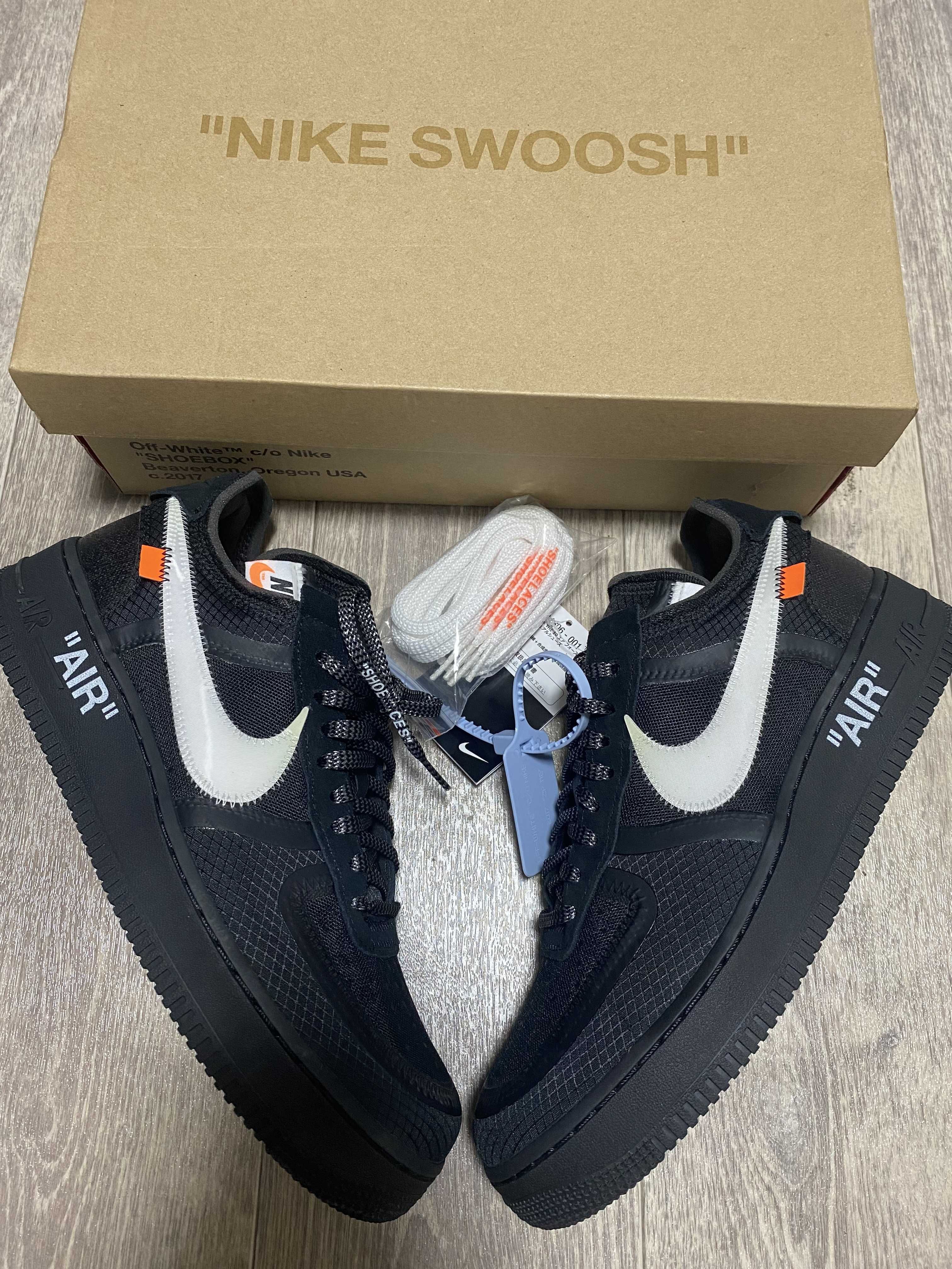 Off-White × Nike Air Force 1 Low "Black"