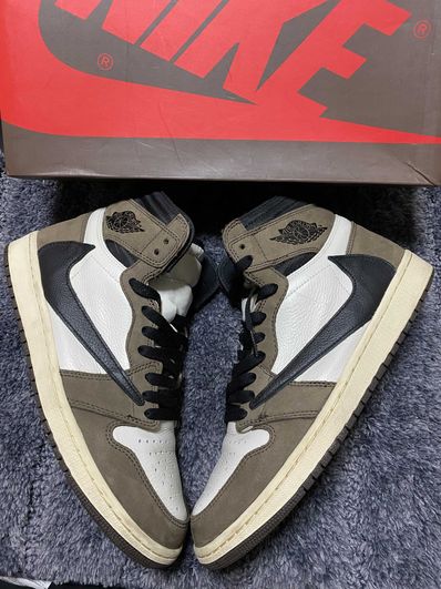 Travis Scott × Nike Air Jordan 1 Retro High OG TS SP "Sail/Dark Mocha"