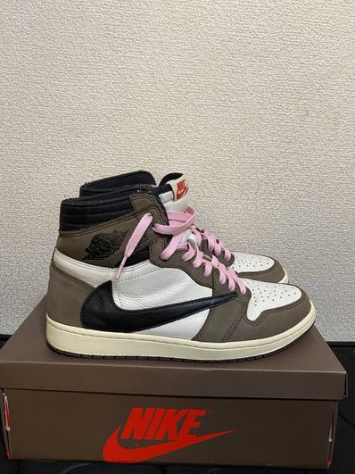 Travis Scott × Nike Air Jordan 1 Retro High OG TS SP "Sail/Dark Mocha"
