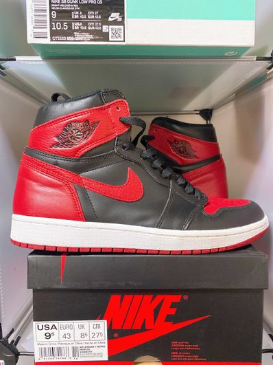 Nike Air Jordan 1 Retro High OG "Bred/Banned" (2016)