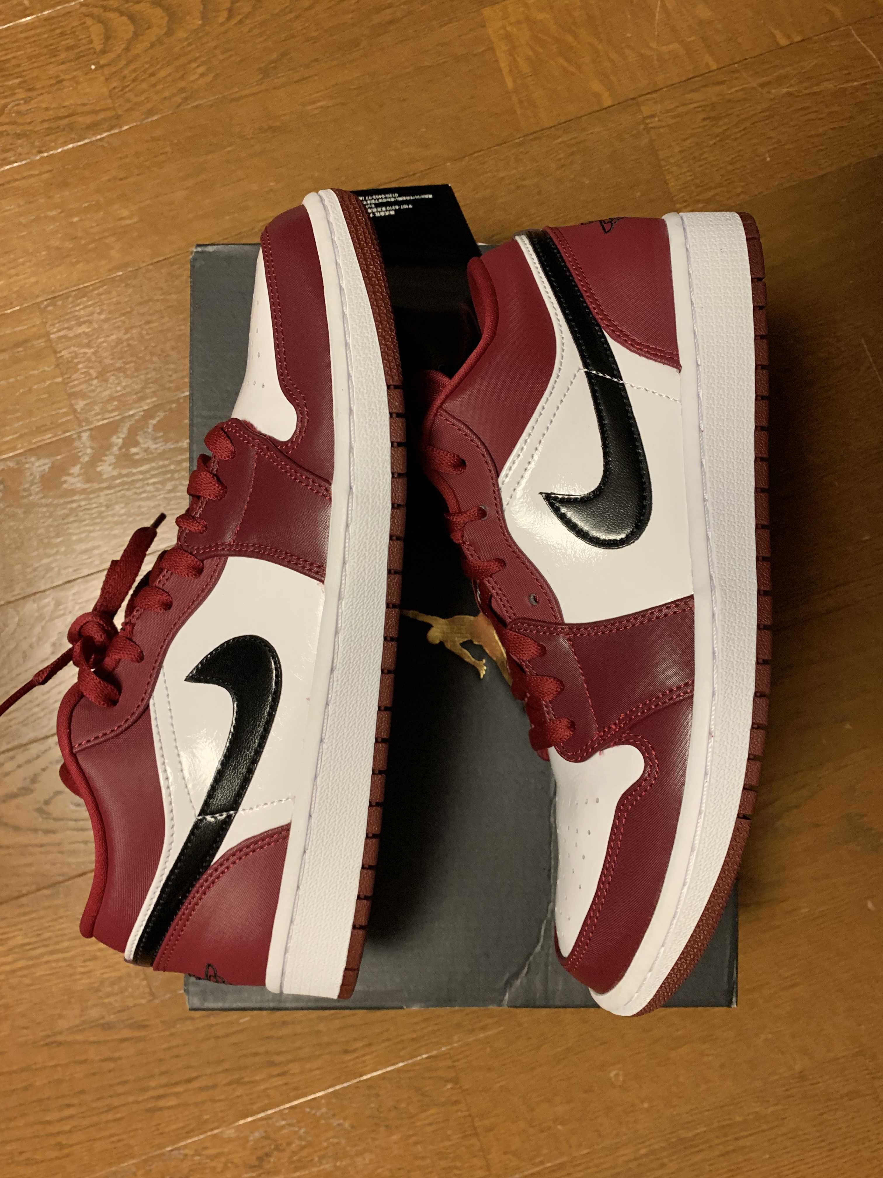 NIKE AIR JORDAN 1 LOW "NOBLE RED"