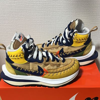 Jean-Paul Gaultier × sacai × Nike VaporWaffle "Sesame/Multi Color"