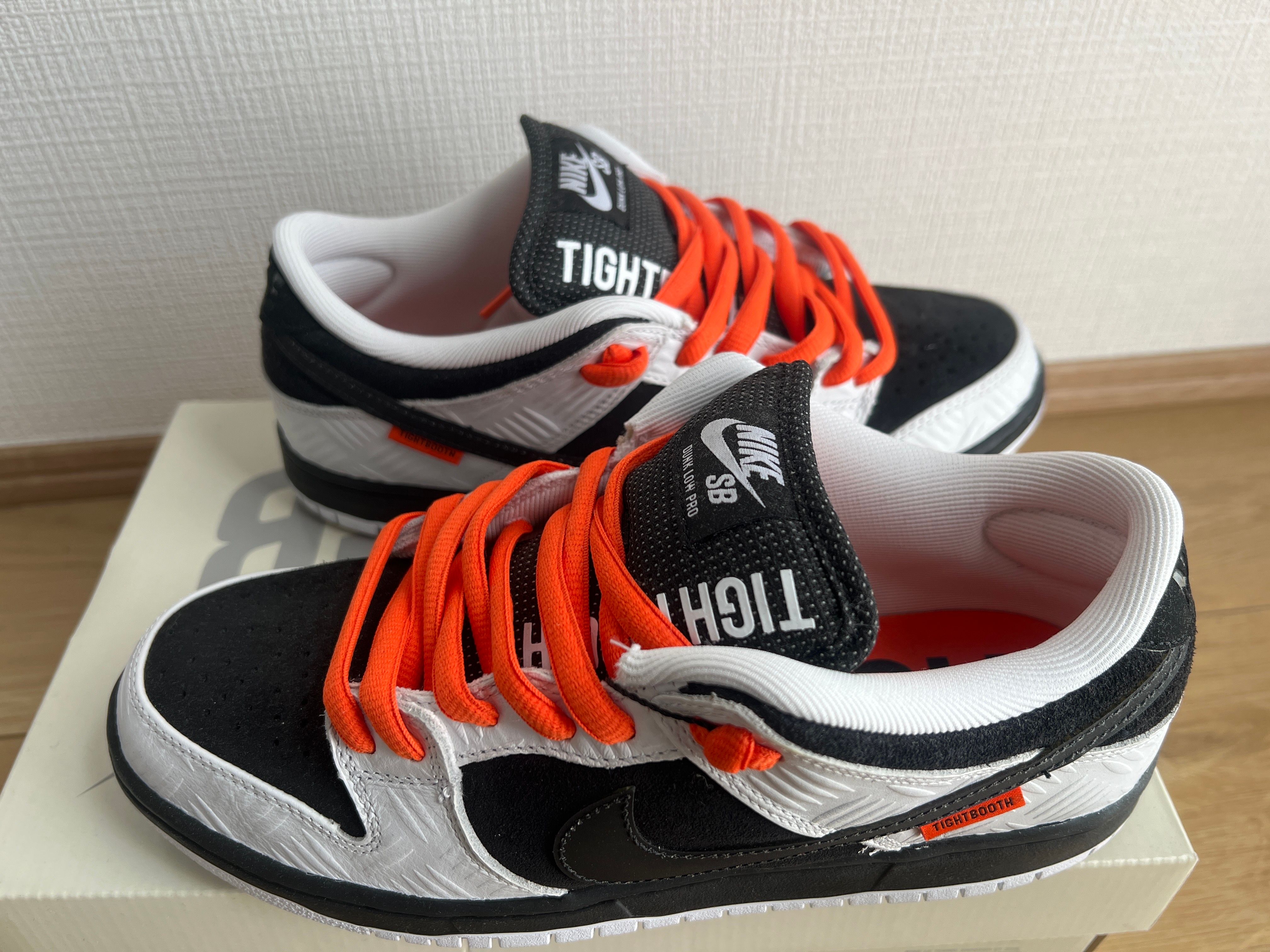 TIGHTBOOTH × Nike SB Dunk Low Pro QS "Black and White"