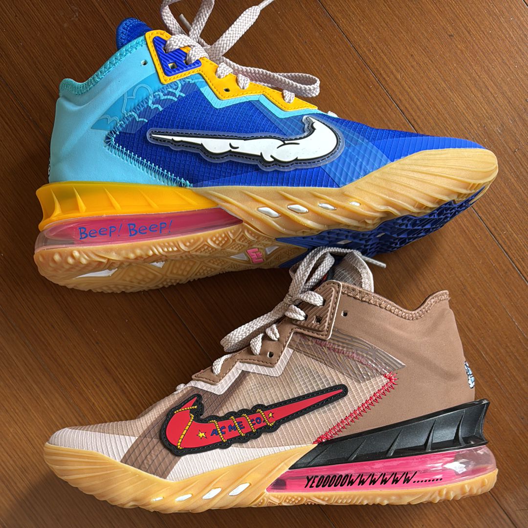 SPACE PLAYERS × NIKE LEBRON 18 LOW "WILE E. × ROADRUNNER"