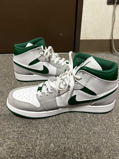 Nike Air Jordan 1 Mid "Green Grey White"