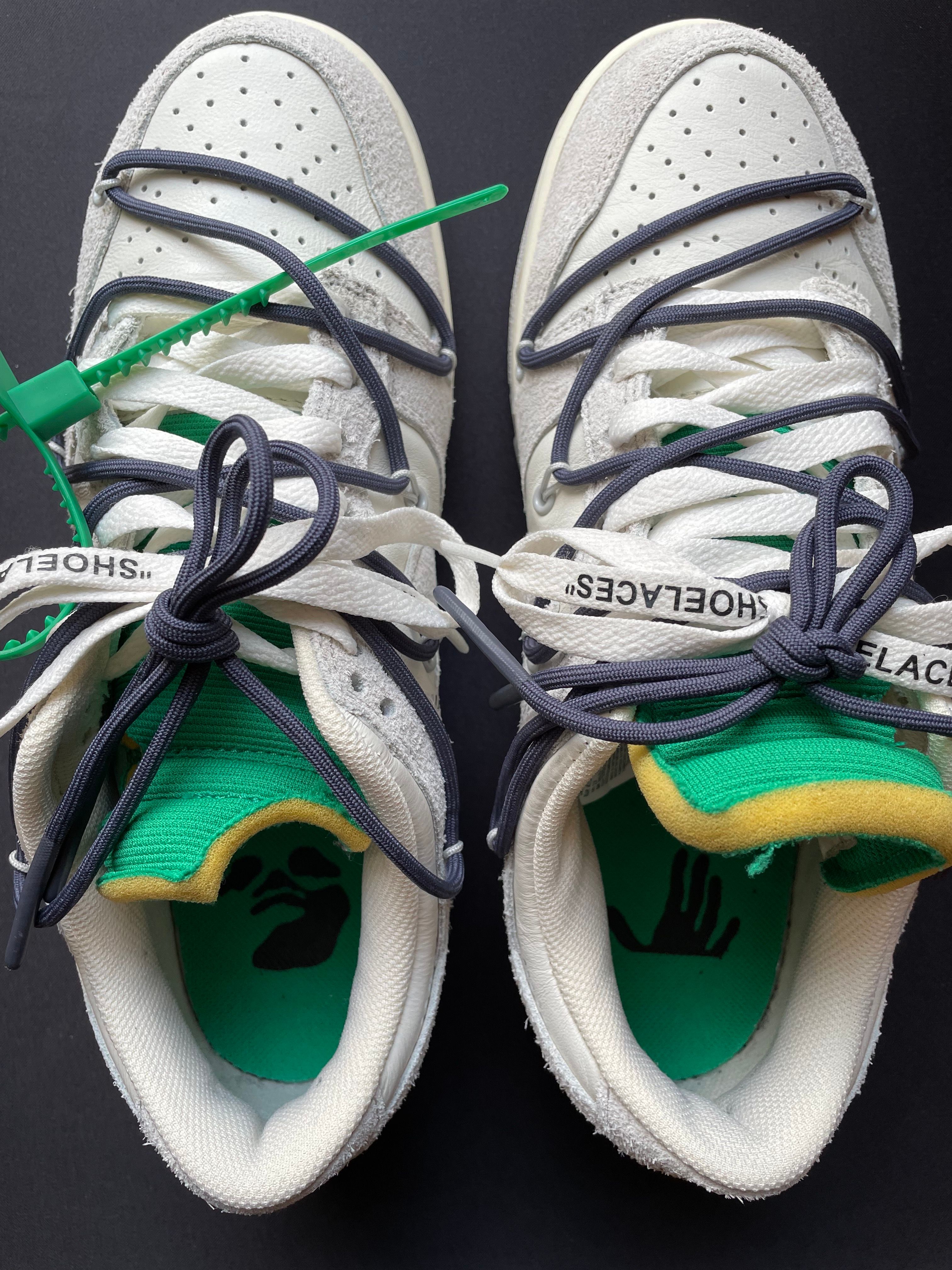 Off-White × Nike Dunk Low "Sail/Neutral Grey/Gridiron"