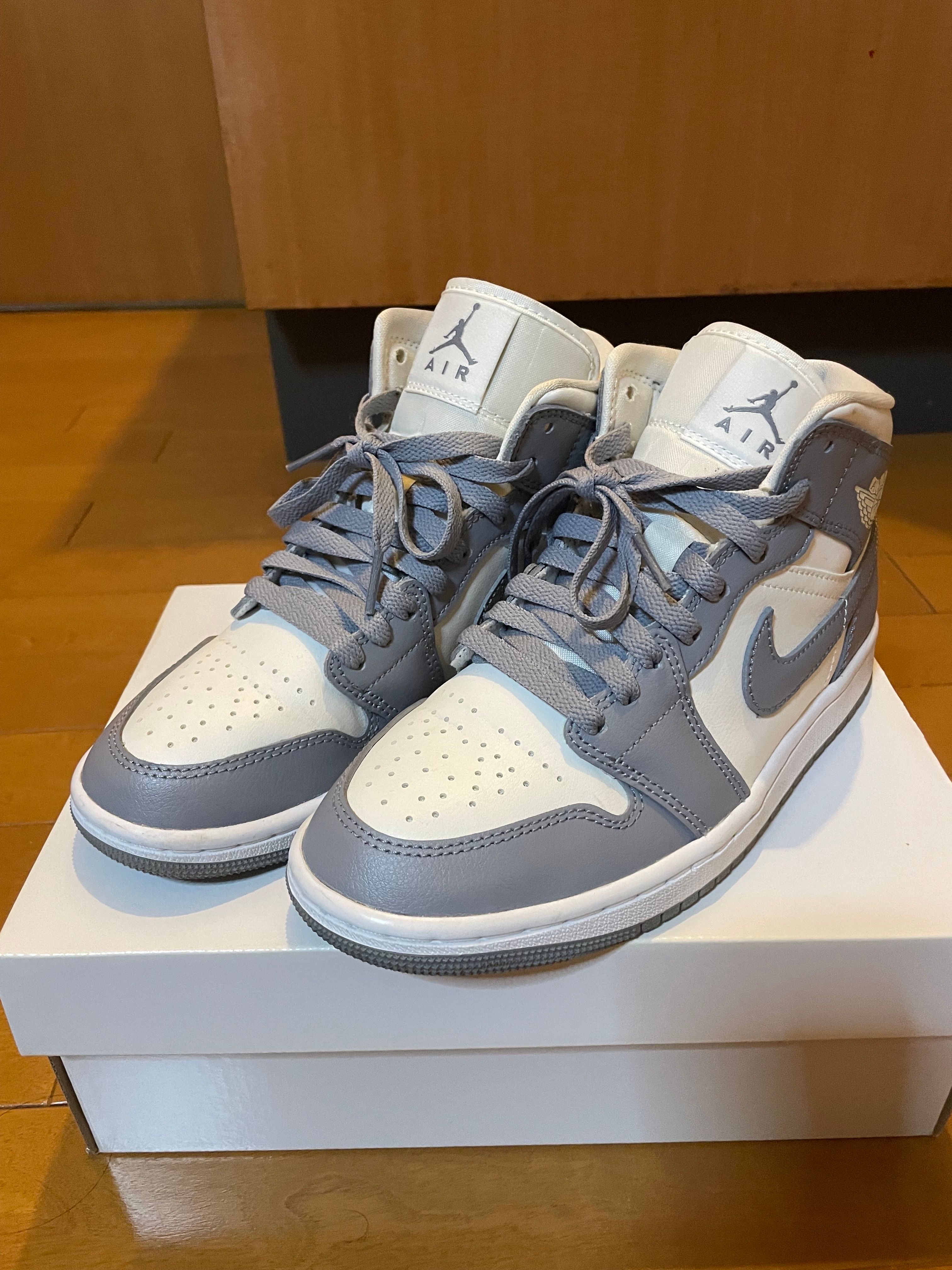 Nike Women's Air Jordan 1 Mid "Grey/Sail"