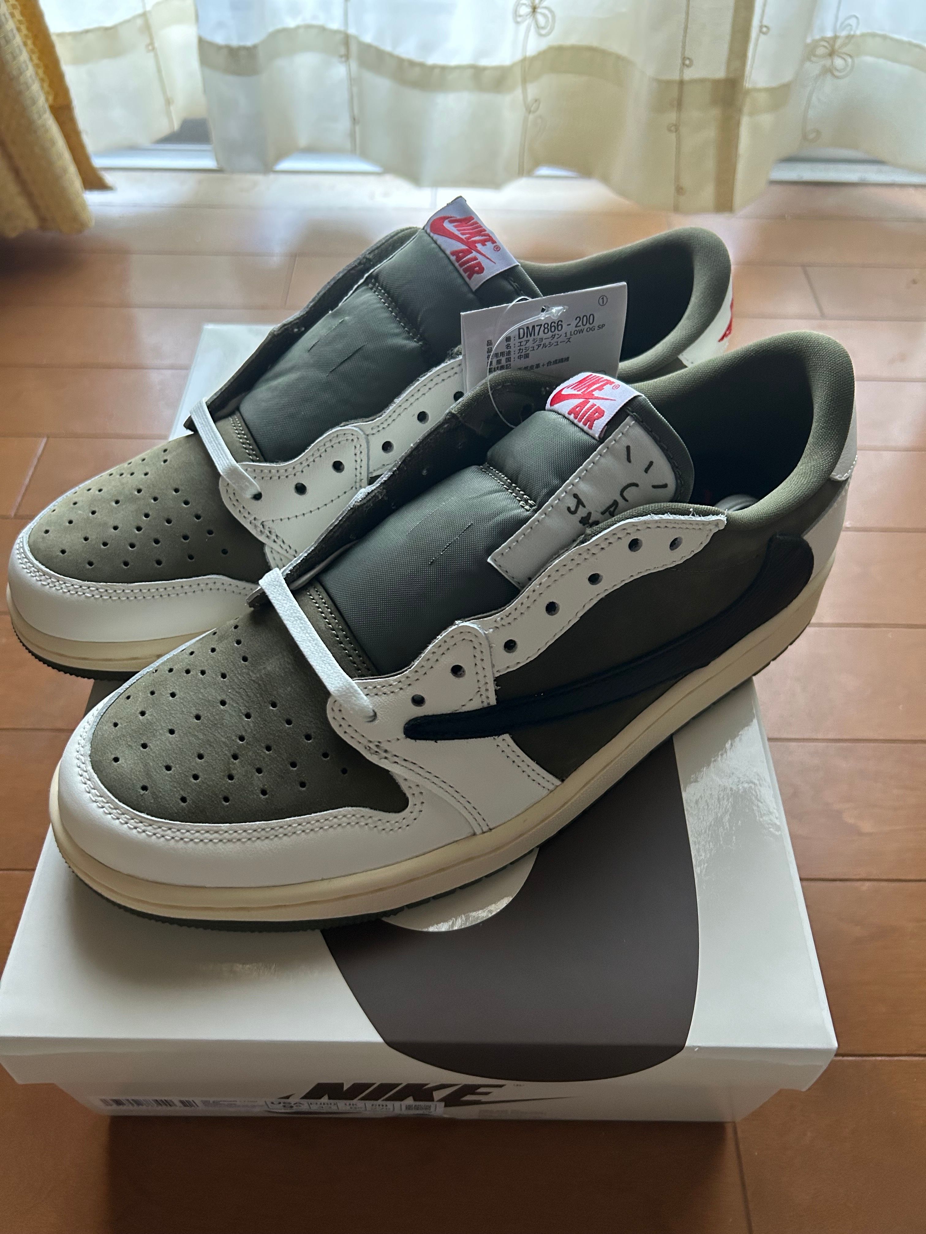 Travis Scott × Nike Air Jordan 1 Low OG SP "Reverse Olive"