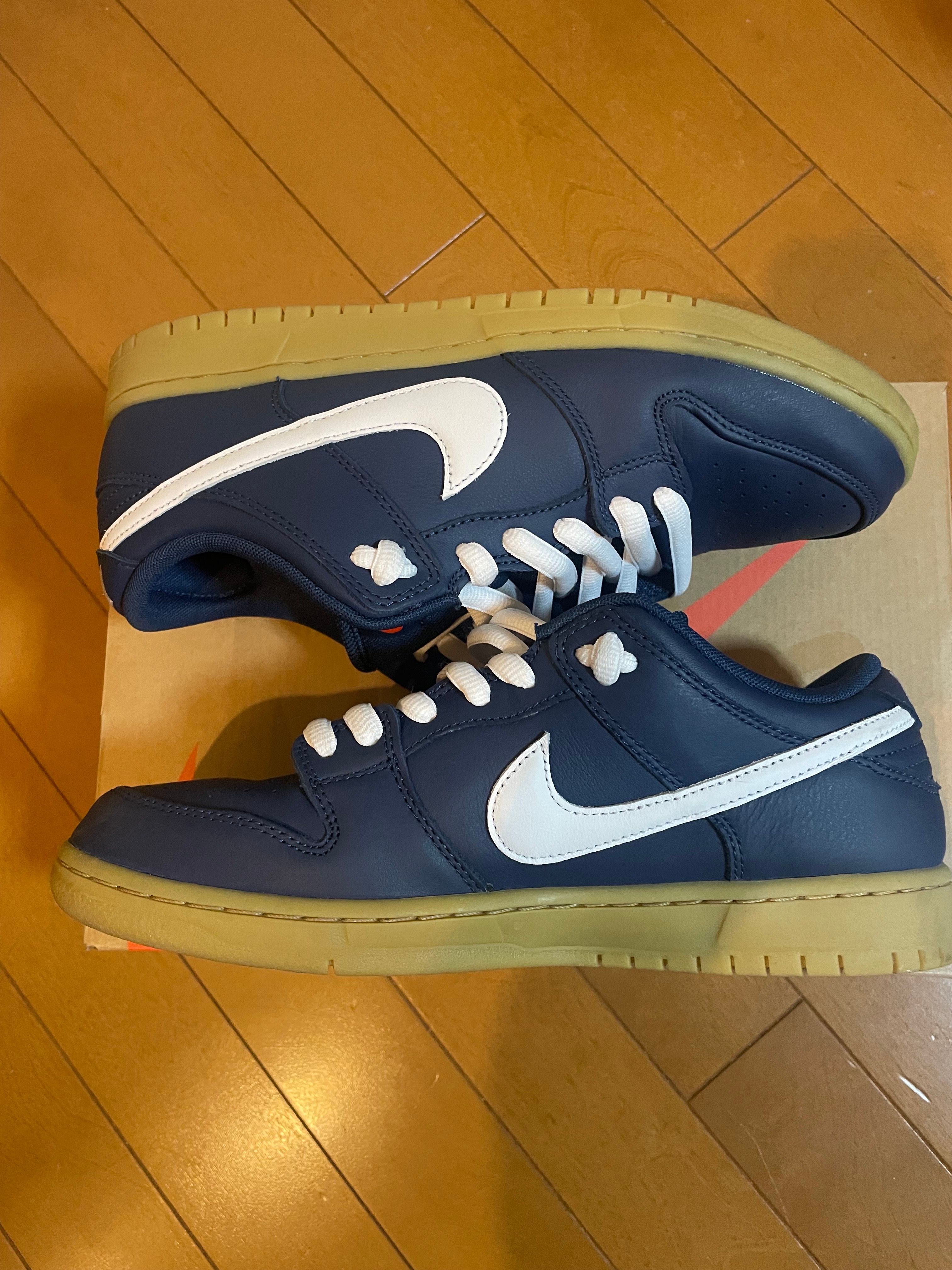 Nike SB Dunk Low Pro ISO Orange Label "Navy Gum"