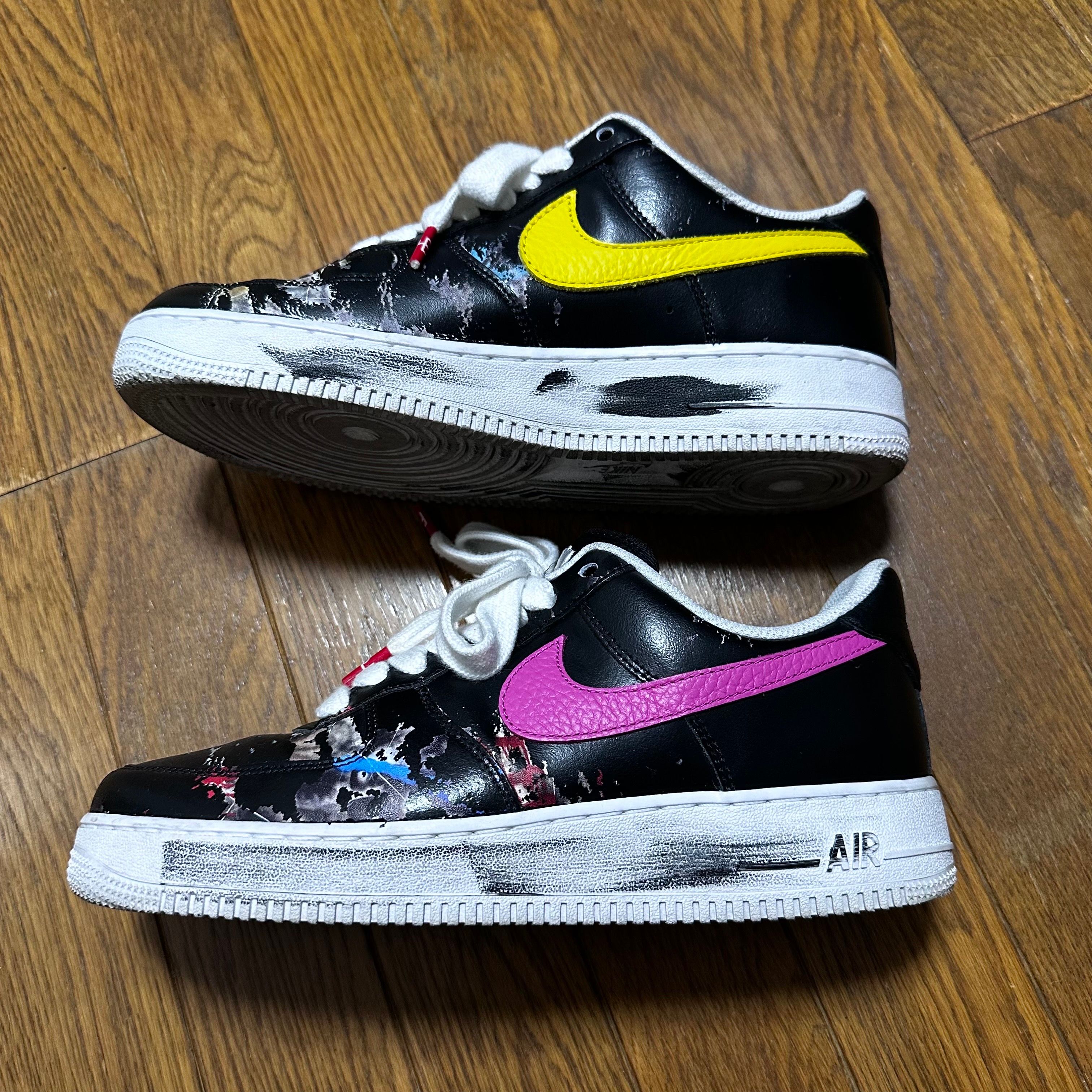 PEACEMINUSONE × Nike Air Force 1 Low '07 Para-Noise 3.0 "Black and Multi-Color" / G-DRAGON