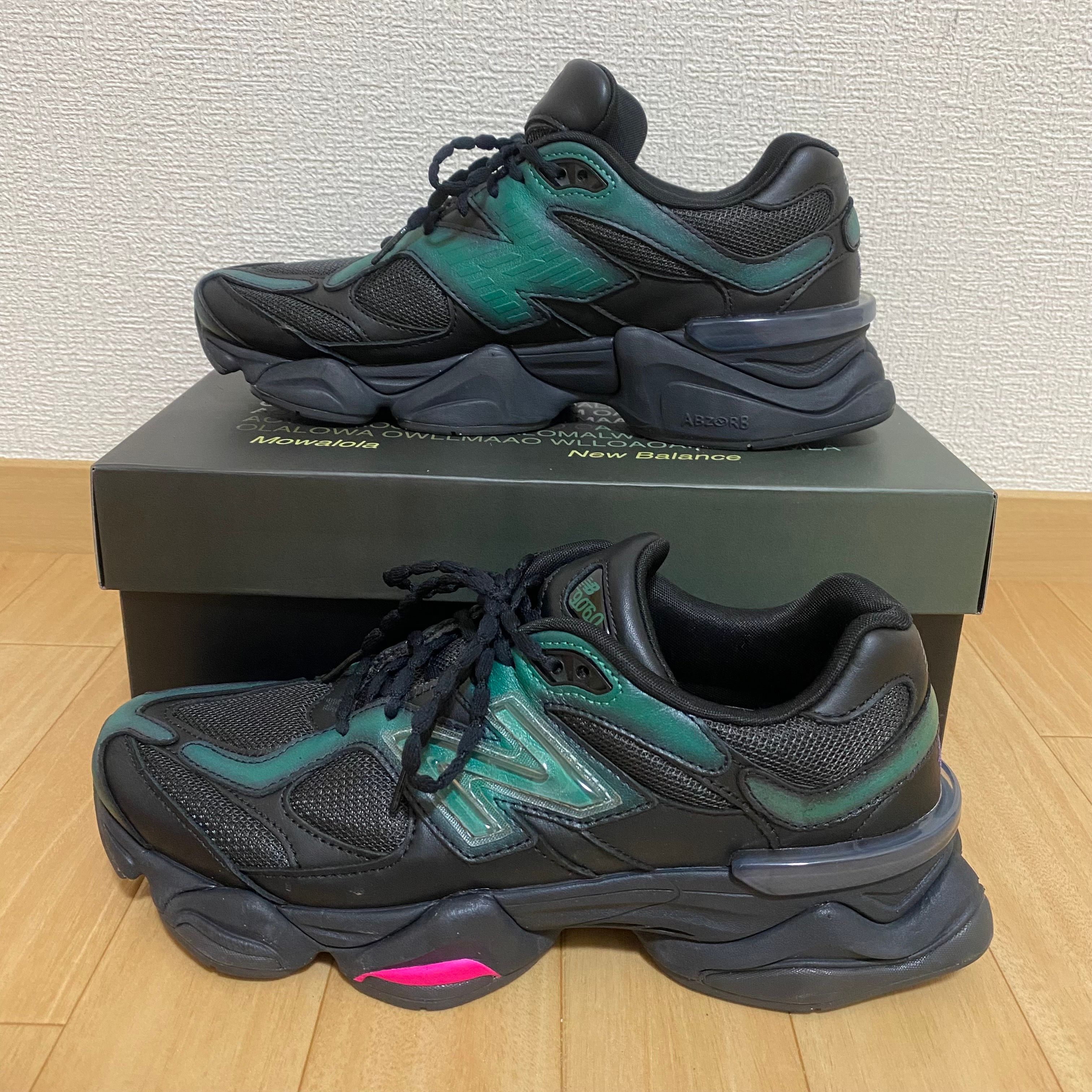 Mowalola × New Balance 9060 "Black/Green"