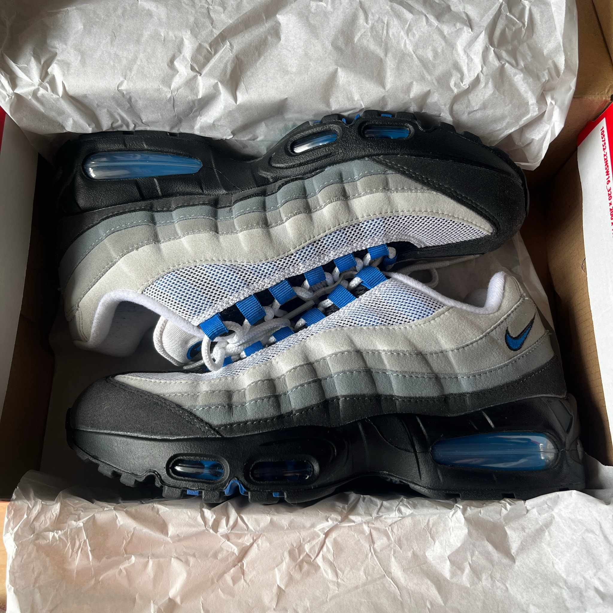 Nike Air Max 95 OG Big Bubble "Cool Grey/Blue Spark"