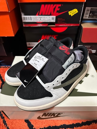 Travis Scott × Nike Women's Air Jordan 1 Low OG "Medium Olive"