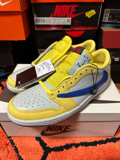 Travis Scott × Nike Women's Air Jordan 1 Retro Low OG "Canary"