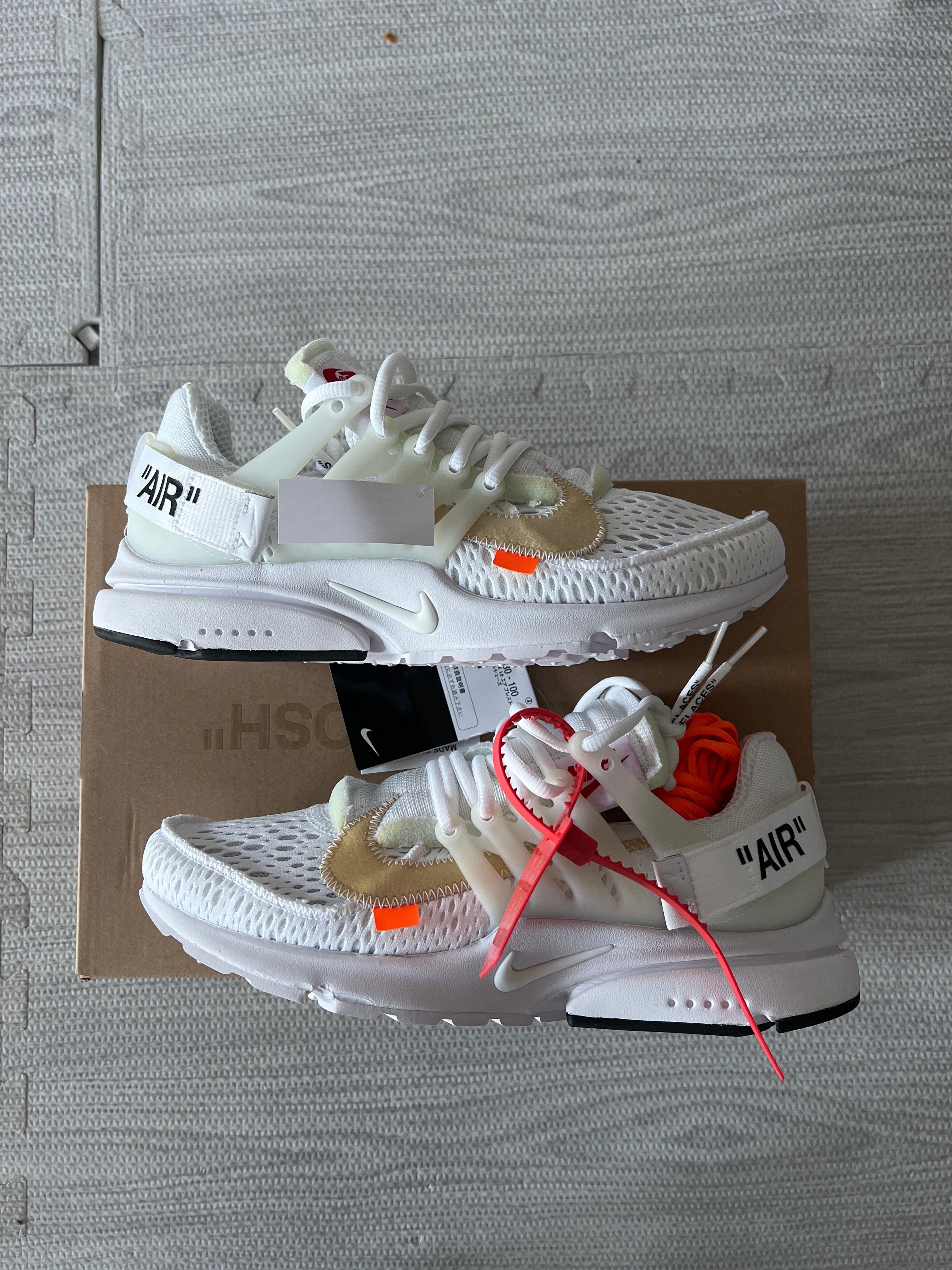 Off-White × Nike Air Presto "White/Black/Cone"