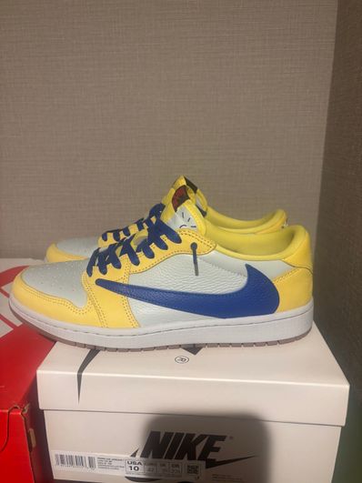 Travis Scott × Nike Women's Air Jordan 1 Retro Low OG "Canary"
