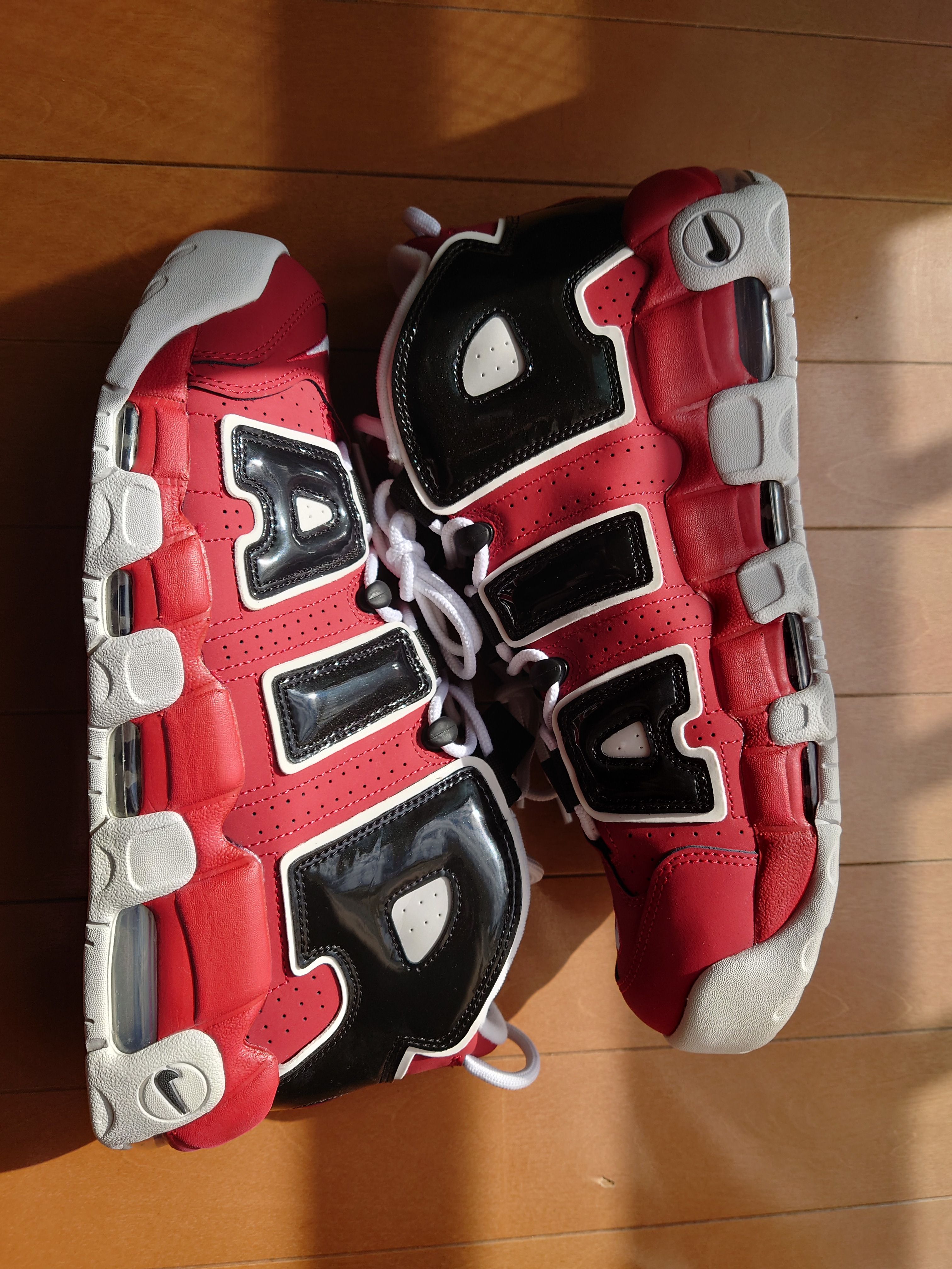 Nike Air More Uptempo ’96 "Black and Varsity Red" (2021) 