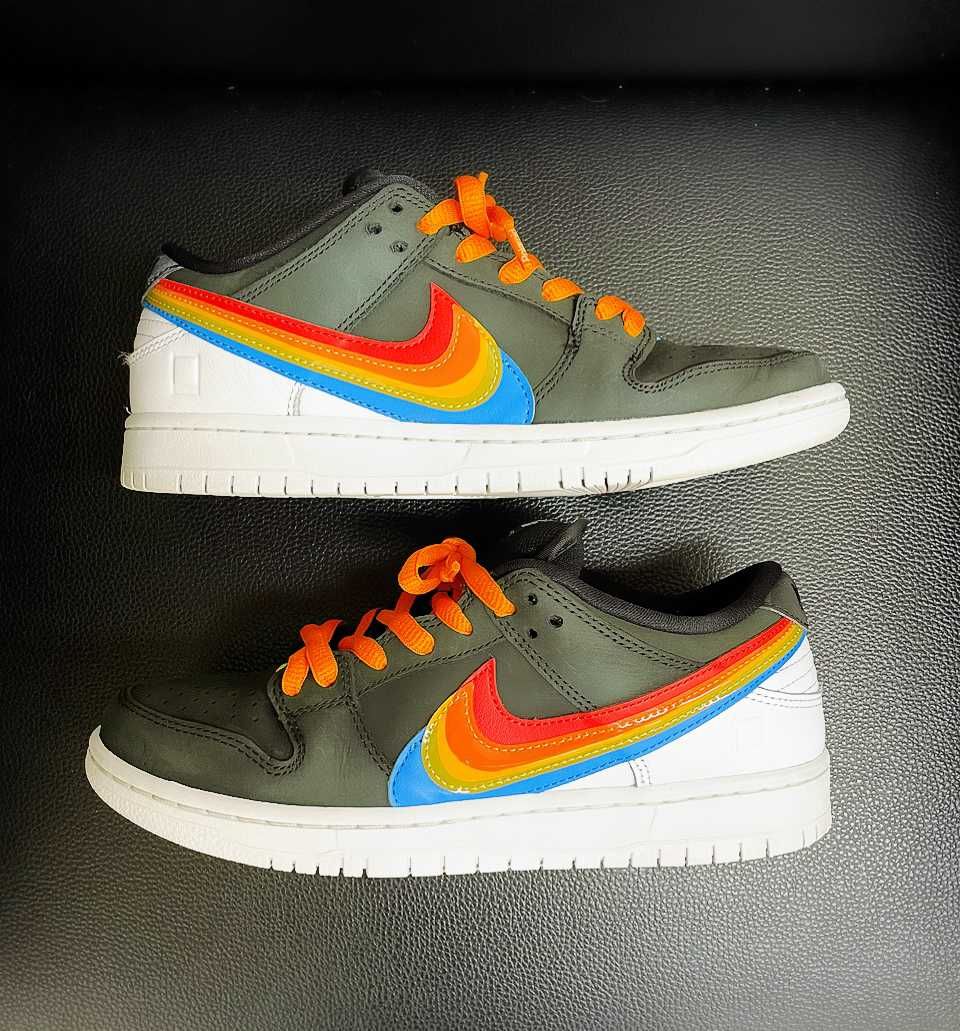 Polaroid × Nike SB Dunk Low Pro QS "Black/White"