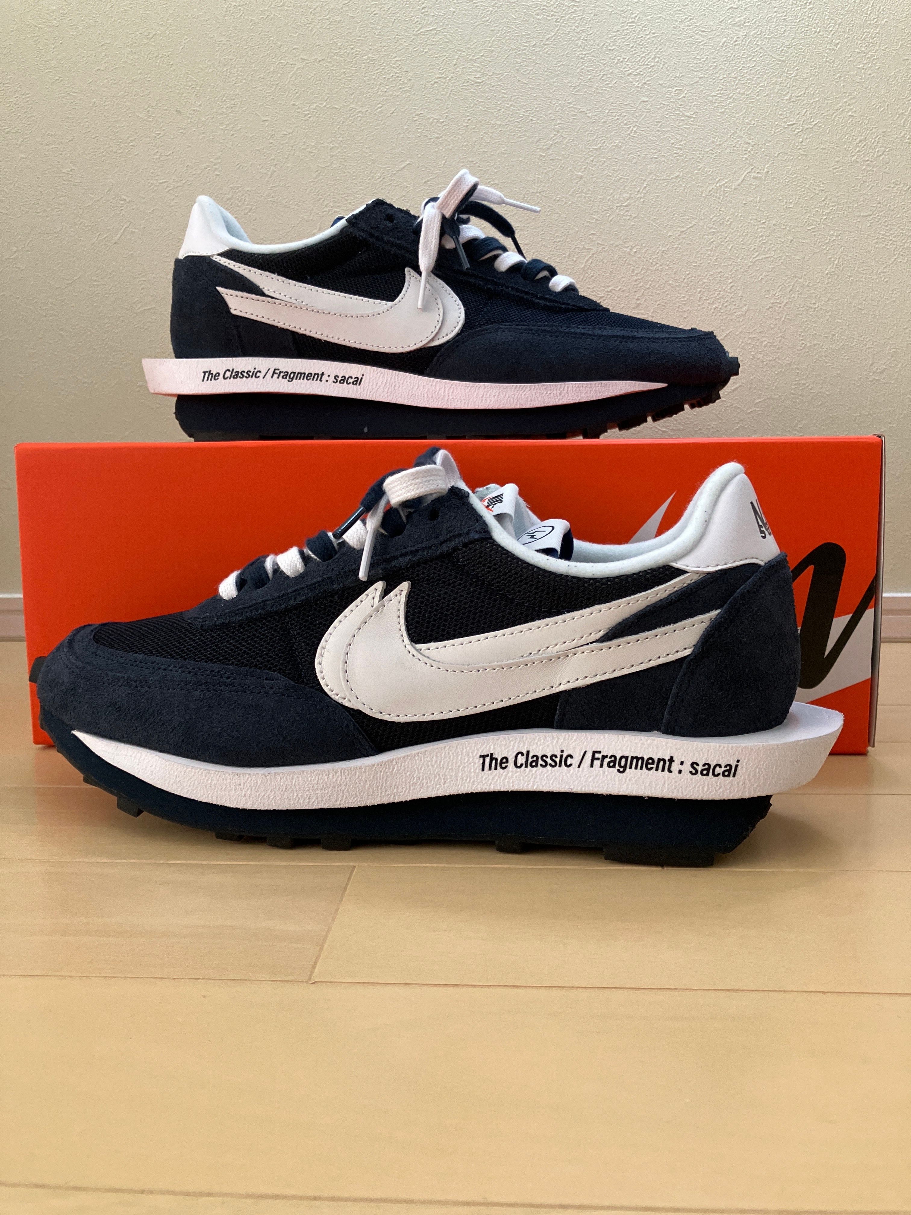 Fragment × sacai × Nike LD Waffle "Blackended Blue"