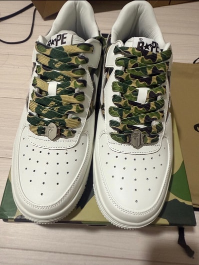 A BATHING APE®︎ BAPE STA ICON ABC CAMO "Green"