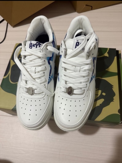 A BATHING APE®︎ BAPE STA ICON ABC CAMO "Blue"