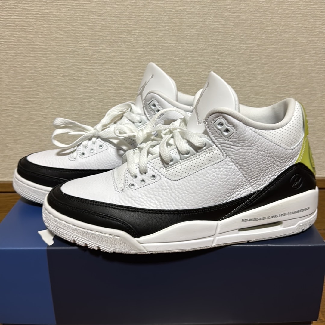 Fragment × Nike Air Jordan 3 "White/Black"
