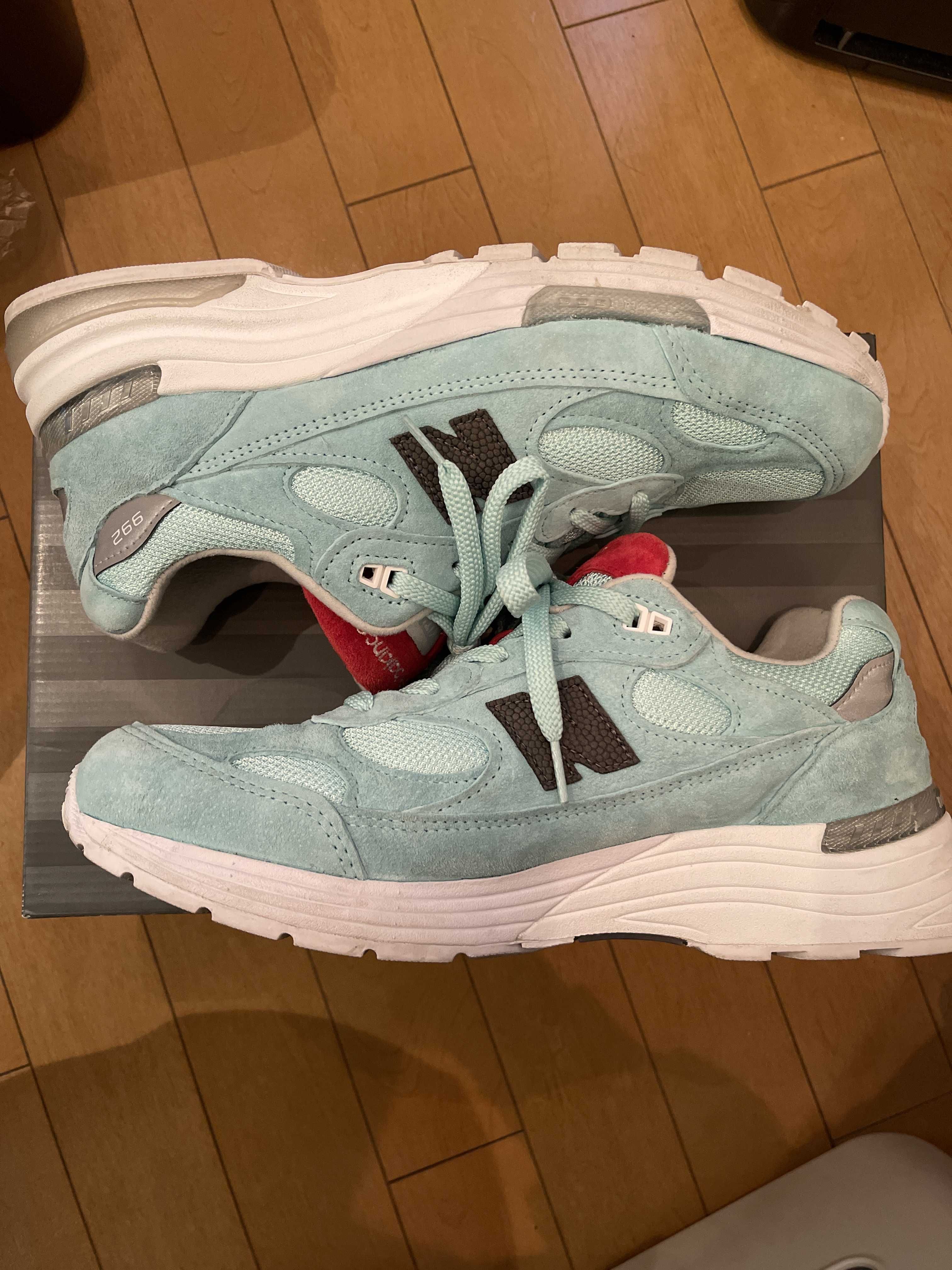 KITH × New Balance 992 Kithmas "Teal/Gray"