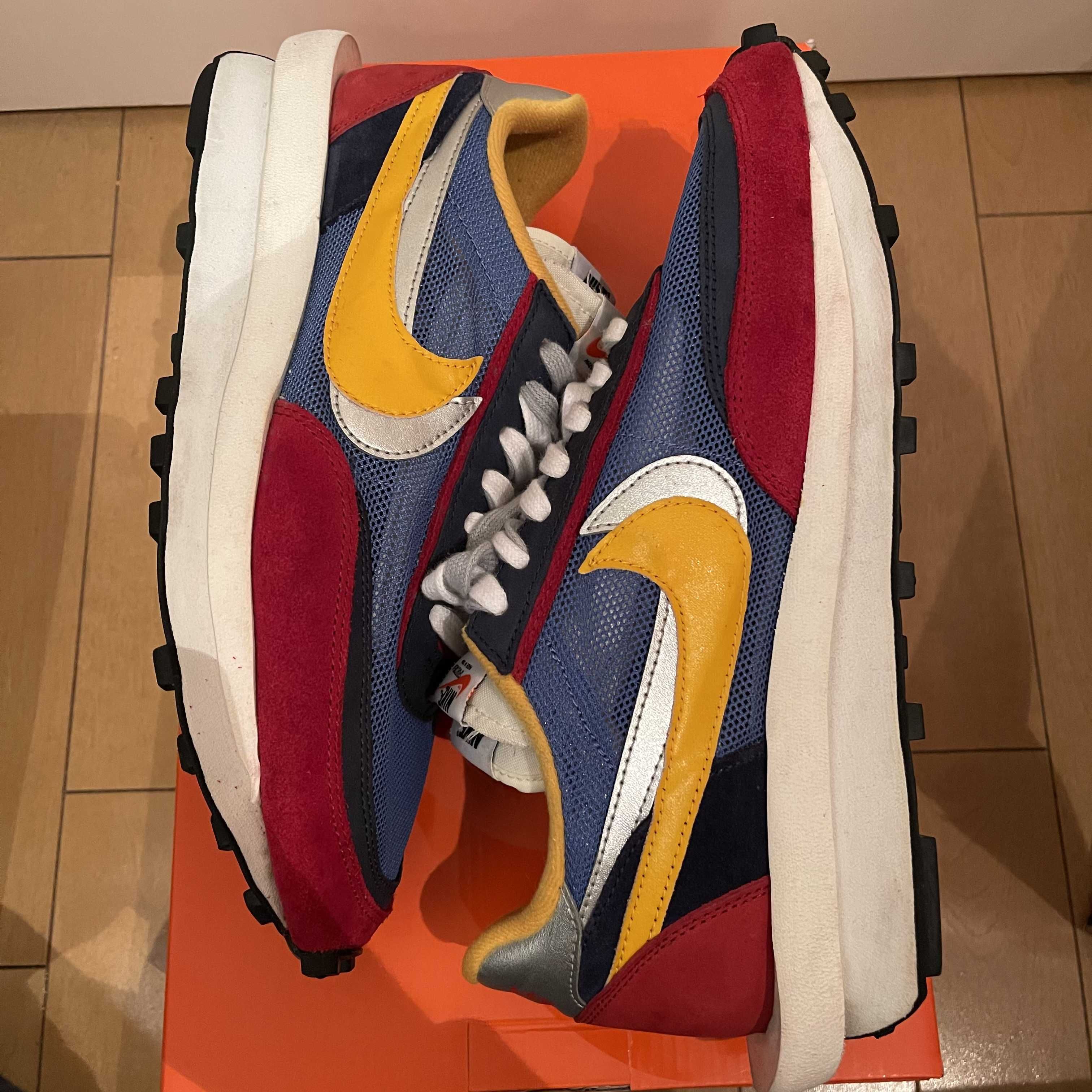sacai × Nike LDV Waffle "Red/Blue"