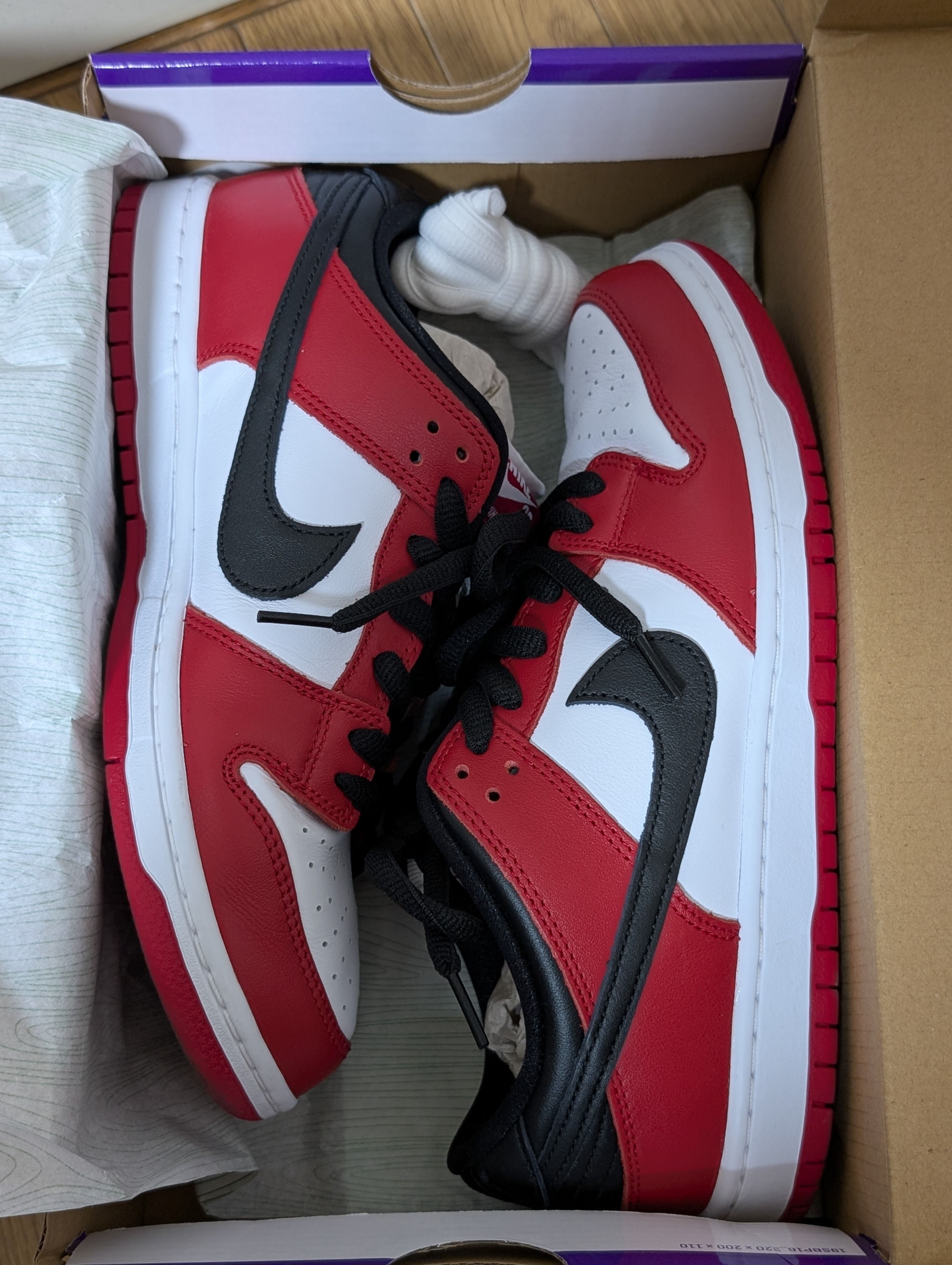 Nike SB Dunk Low Pro "J-Pack Chicago/Varsity Red and White"