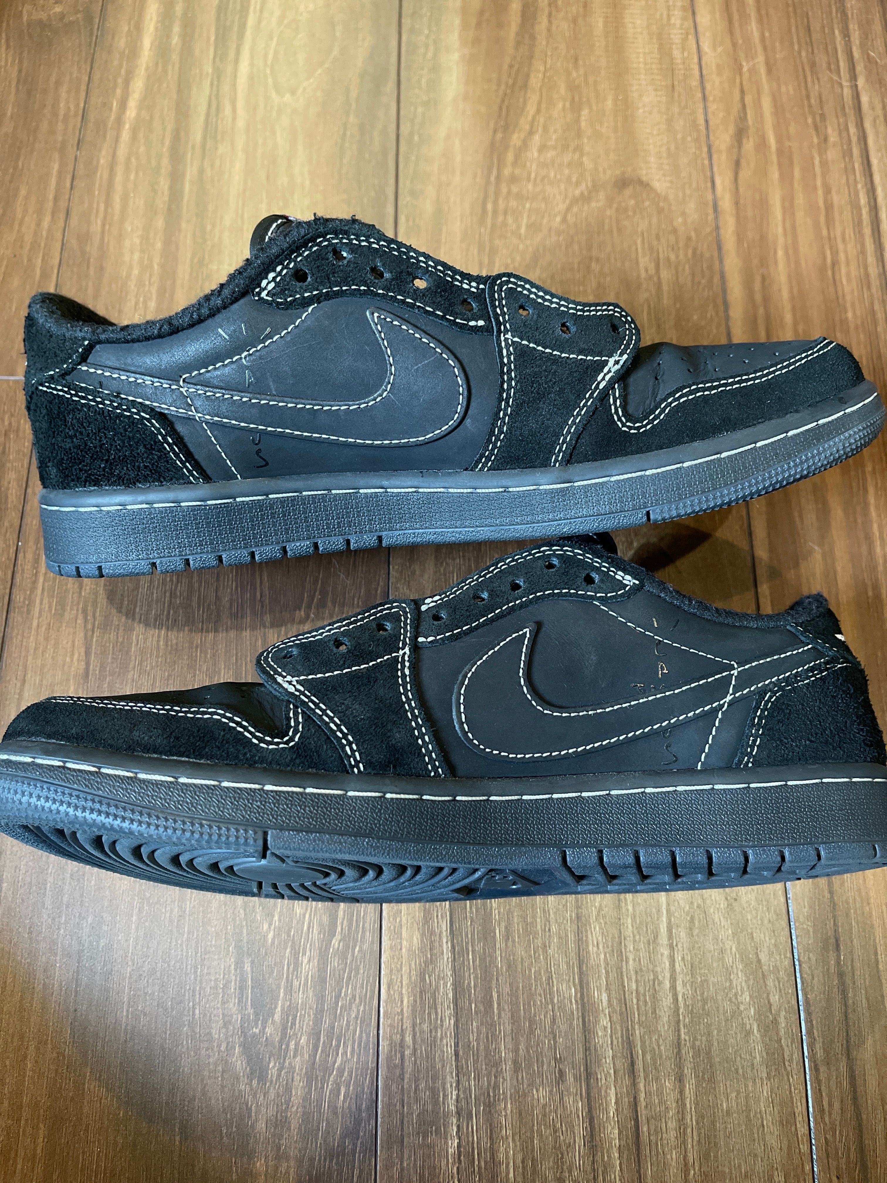 Travis Scott × Nike Air Jordan 1 Low OG SP "Black Phantom"