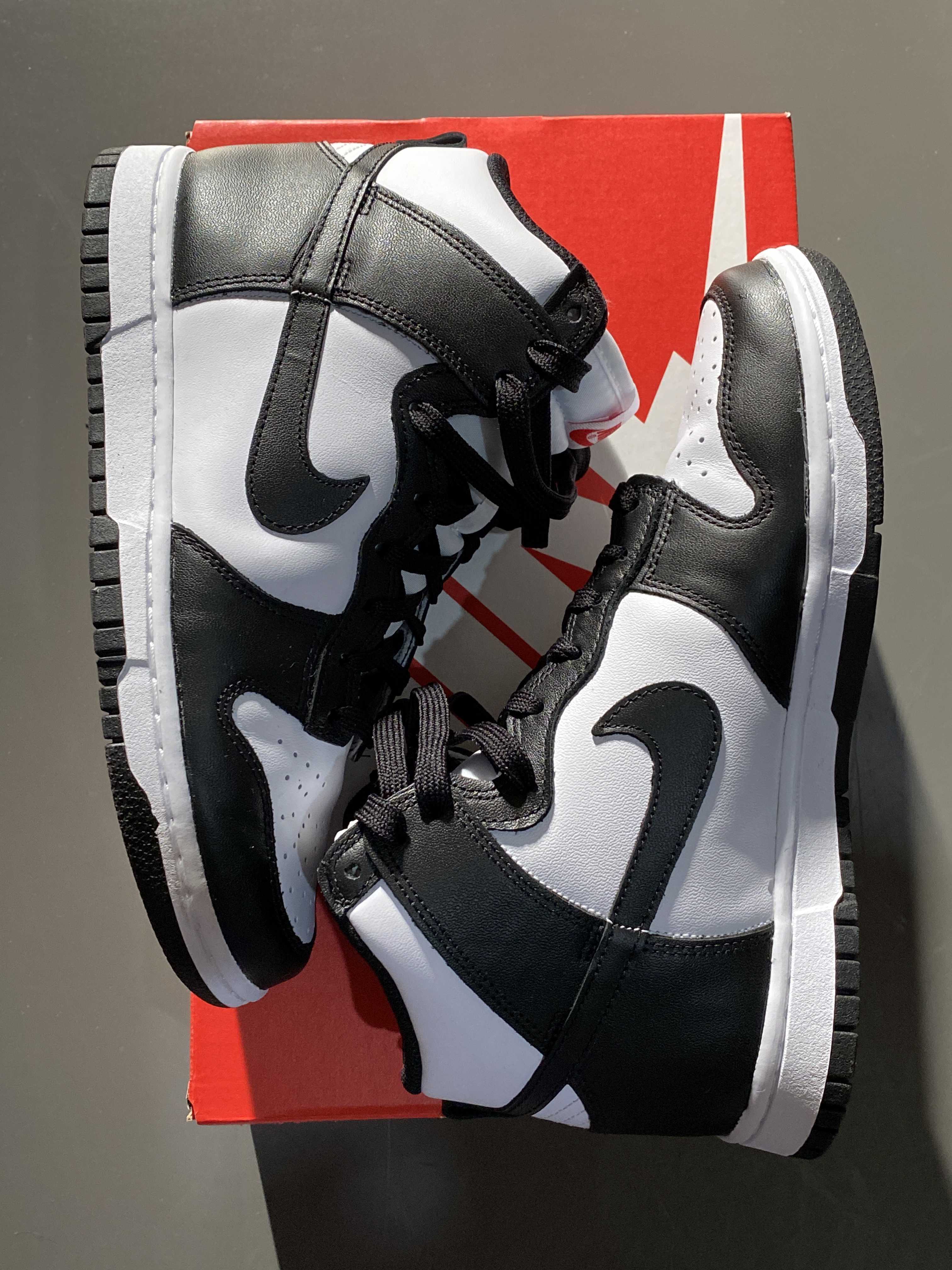 Nike Women's Dunk High "Black and White"