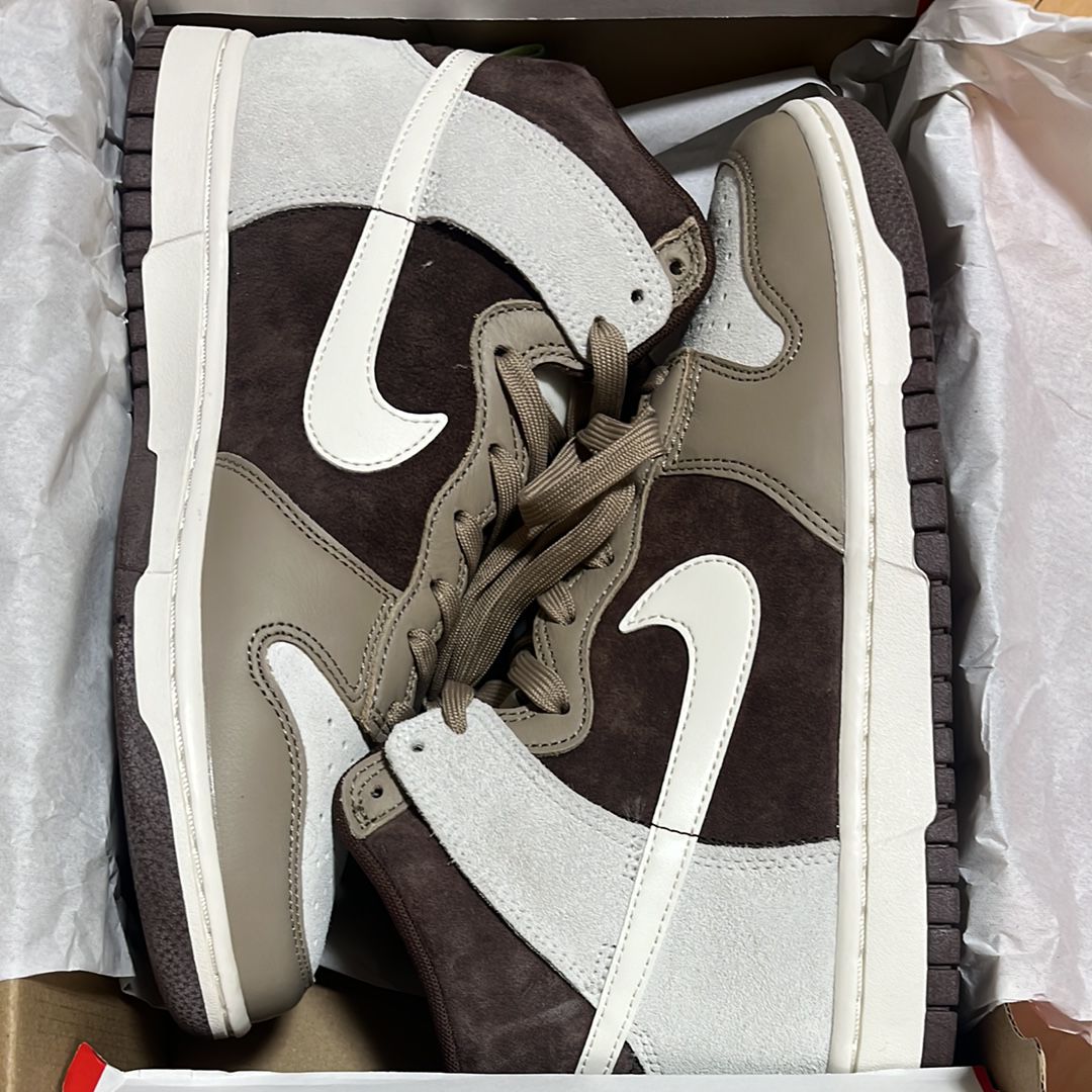 Nike Dunk High PRM "Light Chocolate"
