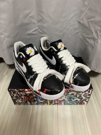 PEACEMINUSONE × Nike Air Force 1 Low Para Noise "Black" / G-DRAGON