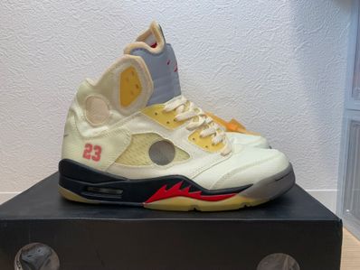 Off-White × Nike Air Jordan 5 "Sail"