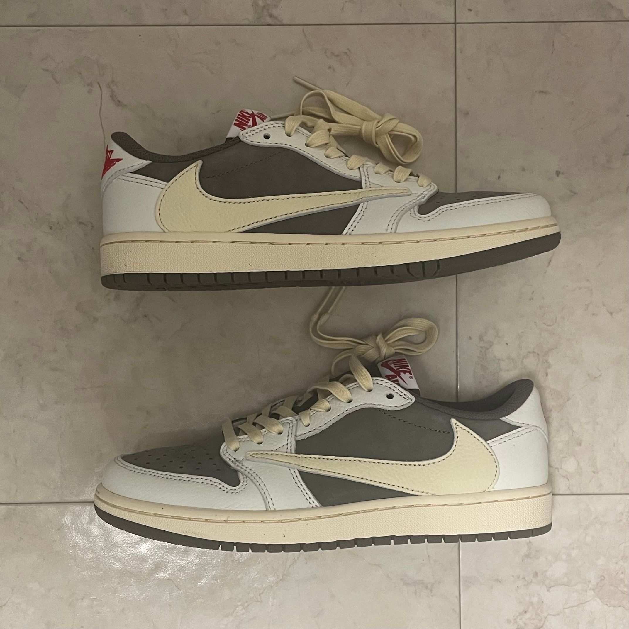 Travis Scott × Nike Air Jordan 1 Low OG SP "Reverse Mocha/Sail and Ridgerock"