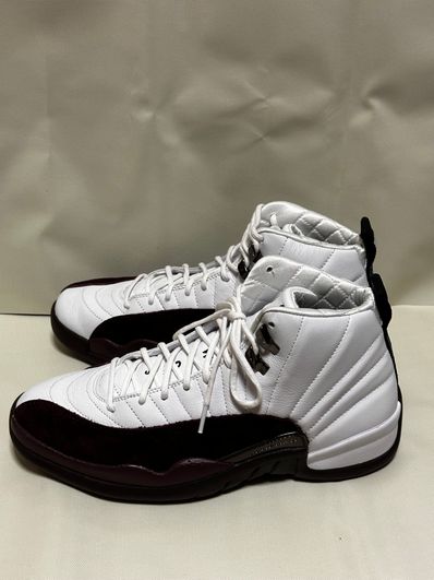 A Ma Maniere × Nike Women's Air Jordan 12 "White and Burgundy Crush"